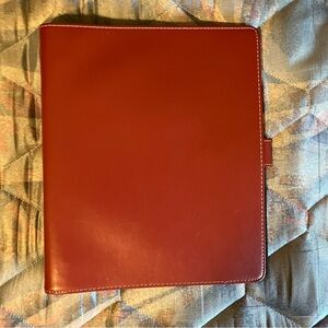 Red Leather Portfolio